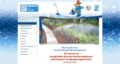 Desktop Screenshot of papenburg-brunnenbau.de